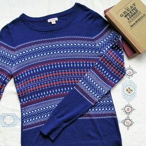 Merona, size M, Fair Isle Sweater